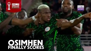 Victor Osimhen finally scores