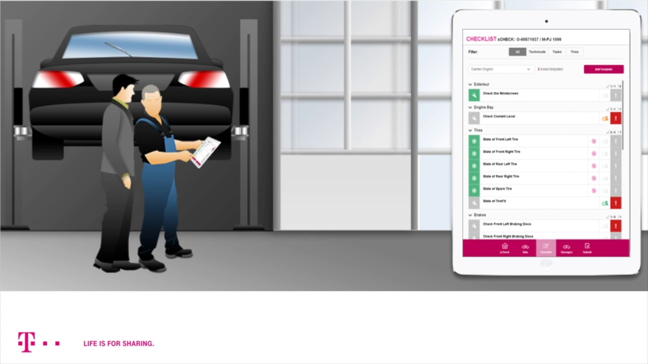 sCheck – a mobile vehicle write up process