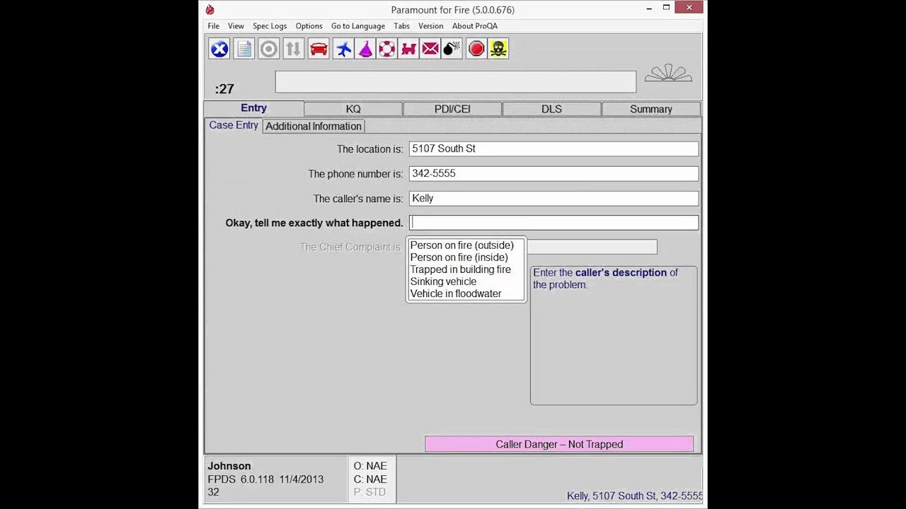 Structure Fire without CAD