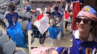 【偽善？】W杯のスタジアムでゴミ拾いする日本人に賛否両論。環境活動家・鶴見のグレタの見解【海外の反応 北中米ワールドカップ2026 批判 パフォーマンス 清掃業 職失う 雇用 迷惑 掃除 民度 美徳】