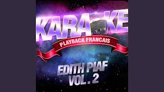 Les Mômes De La Cloche — Karaoké Playback Instrumental — Rendu Célèbre Par Edith Piaf