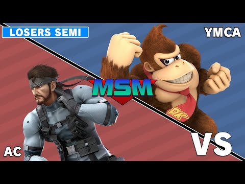 Offline MSM 236 - AC (Snake, MetaKnight) VS YMCA (Donkey Kong) Losers Semis