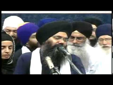Bhai Manpreet Singh ji Kanpuri Manchester Akhand Kirtan Samagam 2013 Rainsabai 14/12/13