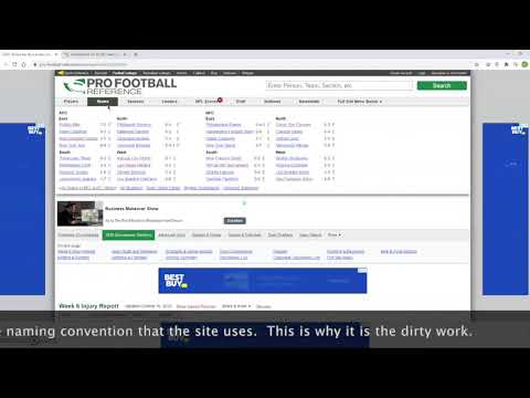 Learn to Code: Excel VBA Sports Betting part 2 - Pull Team Data