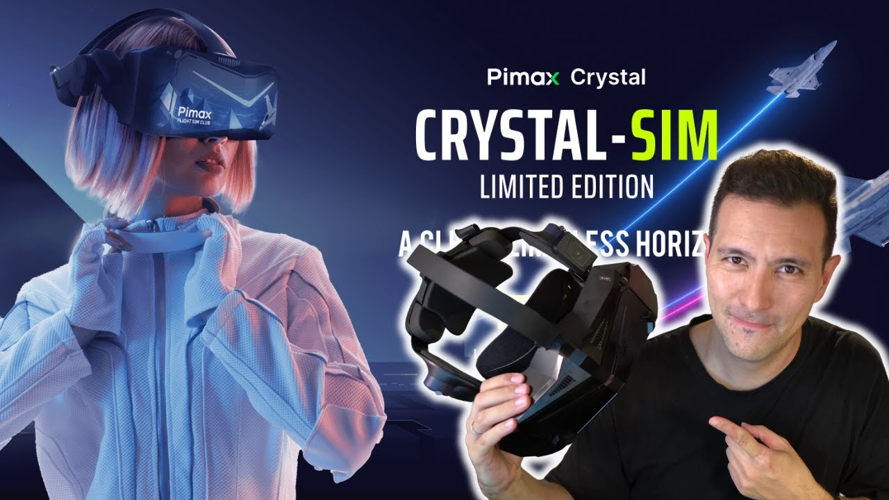 MRTV - Neue Pimax Crystal - SIM Edition - Endlich die perfekte Brille für VR Simmer?