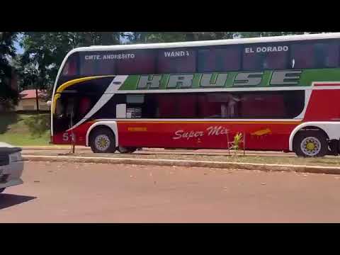 🔴🟠🟡🟢 KRUSE EN SAN ANTONIO, MISIONES #transportefederal #omnibus #transporte