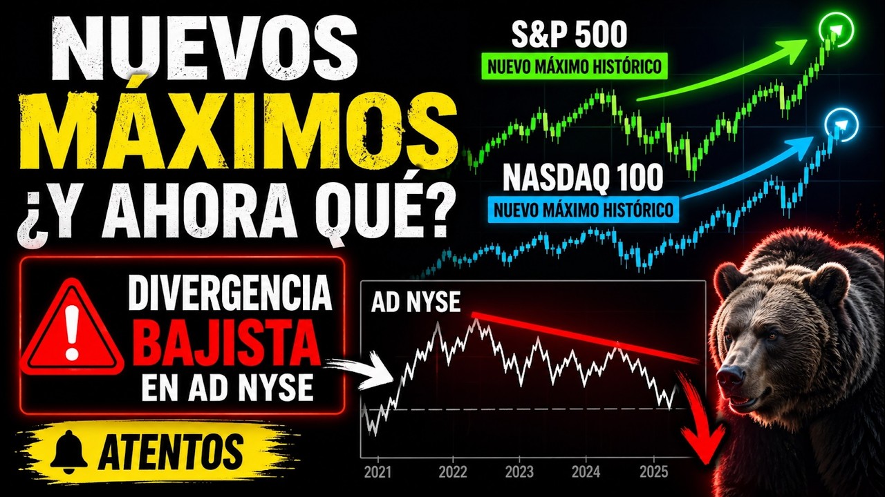 🚨 NUEVOS MÁXIMOS en S&P 500 y Nasdaq… PERO OJO