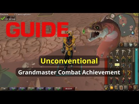 Unconventional Guide - The Leviathan - Grandmaster Combat Achievement - OSRS