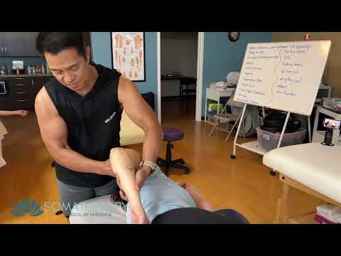 Thai Massage Instruction: Adductor, Glutes, and Back Stretches