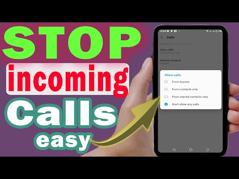 How to stop incoming calls on android without blocking (step by step)