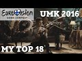 Eurovision 2016: Finland - My Top 18 (UMK 2016 ...