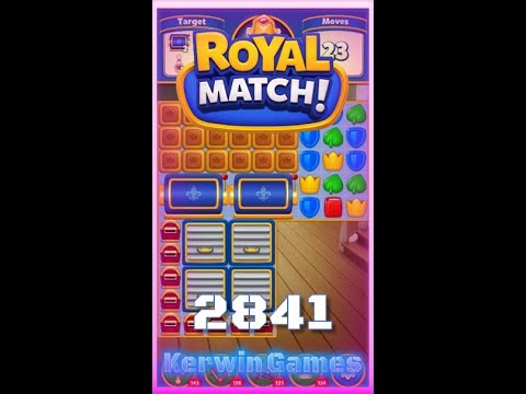 Royal Match Level 2841 - No Boosters Gameplay