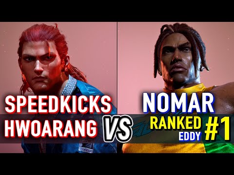 T8 🔥 SPEEDKICKS (Hwoarang) vs NOMAR (#1 Ranked Eddy) 🔥 Tekken 8 High Level Gameplay