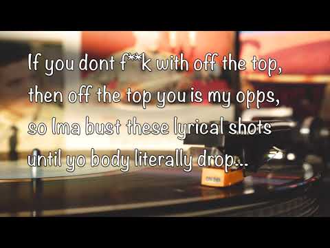 Hustlin(lyric video) by 1/2 piNt & Lemon "The Beat Thief"