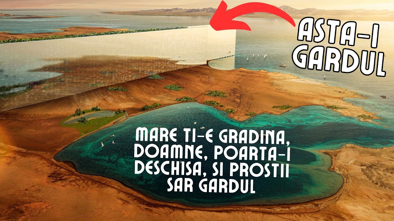 RECORD ! ! ! Arabia Saudită A Tras O LINIE  De un Trilion - The Line Altfel Nu Se Explica