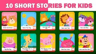 10 Short Stories for Kids // English Story Collect