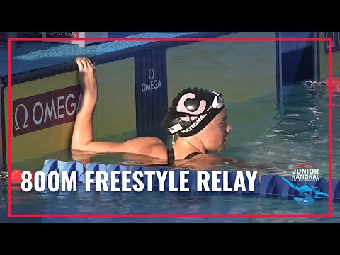 Carmel Swim Club Dominates the 800Free Relay | 2022 Speedo Junior National Championships | Irvine CA
