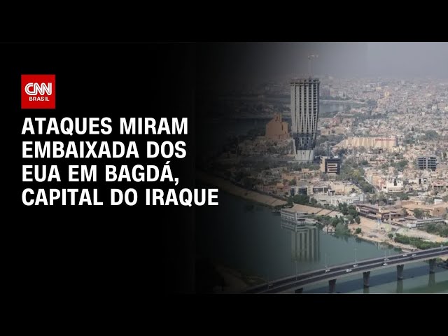 Guerra no Oriente Médio: Projéteis são lançados contra a capital do Iraque | CNN 360°
