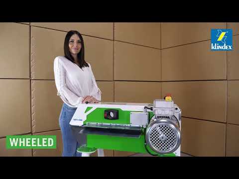 Video of the Klindex EDWARD 400 Series MATTING Cardboard Shredder (220-240 Volt 2 HP) Shredder