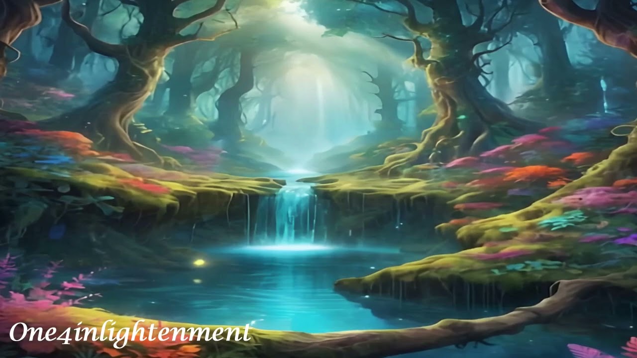 Enchanted Forest Ambience | 432Hz + 528Hz + 963Hz Relax, Rest & Enjoy a Good Night's Sleep 😴