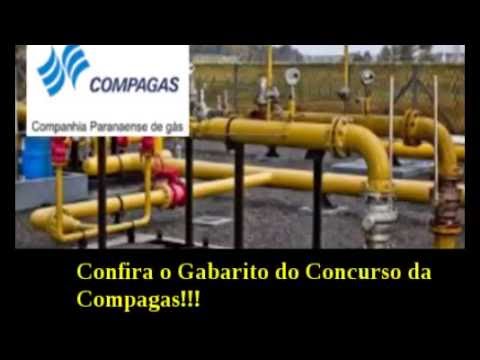 Gabarito da Prova Concurso Compagas 2016 (07/08/2016)