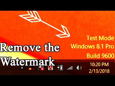 Fix test mode windows 8.1 Pro build 9600 problem