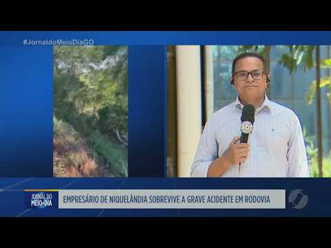 Empresário de Niquelândia sobrevive a acidente na GO-237