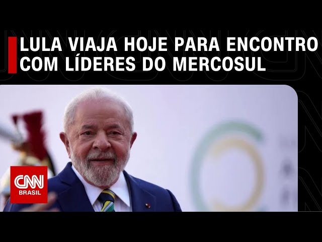 Lula viaja hoje para encontro com líderes do Mercosul | CNN NOVO DIA
