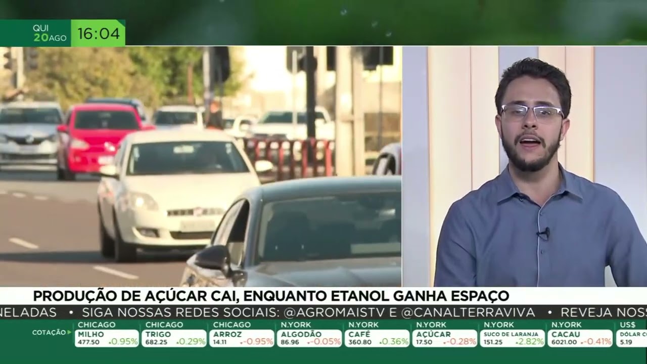 Produção de açúcar cai, enquanto etanol ganha espaço