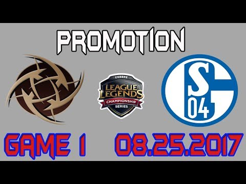 NIP vs S04 game 1 highlights | EU CS Spring Split - Promotion | Schalke 04 vs Ninjas in Pyjamas