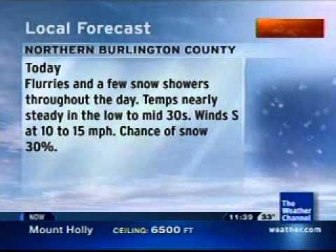 Local Forecast - 1/15/11 - 11:38am