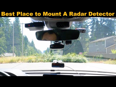 Best Place to Mount Your Radar Detector on Windshield