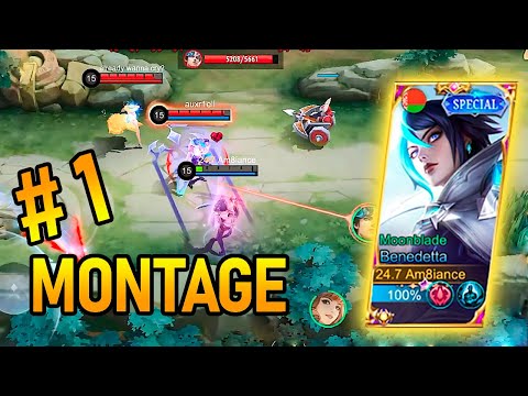 Benedetta Montage #1 | Best Moments | Am8iance | Benedetta MLBB