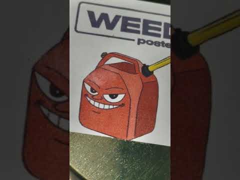 WEEDPOSTERS AAAA OIL RIG by DEJI