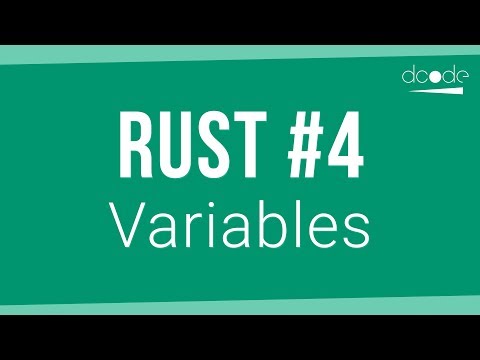 Rust Programming Tutorial 4 Variables