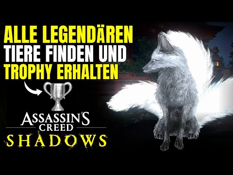 Alle legendären Tiere (Sumi-e) finden & Ein seltenes Ereignis Trophäe freischalten | AC Shadows