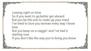 Waylon Jennings - I Got the Train Sittin' Waitin' Lyrics