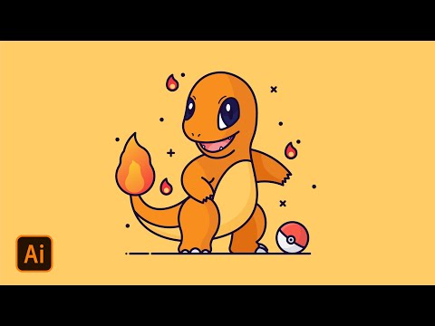 Convert Sketch to Vector Drawing Greninja in Adobe Illustrator