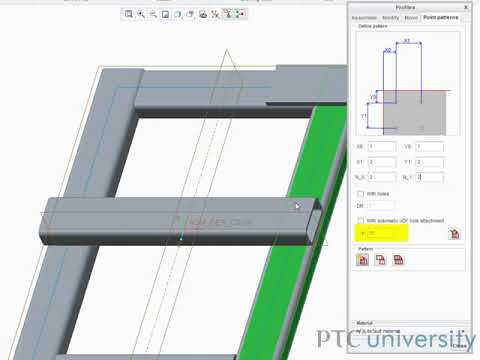Using Point Patterns in Advanced Framework Extension AFX - Creo