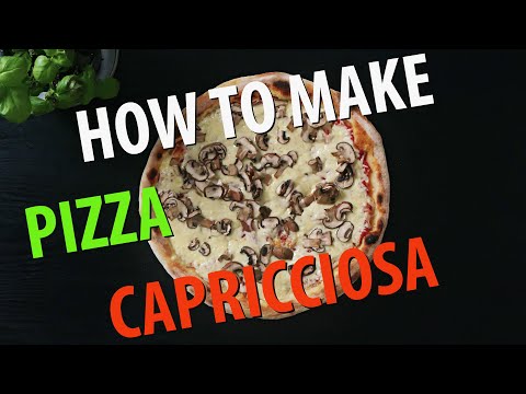 Como fazer pizza Capricciosa