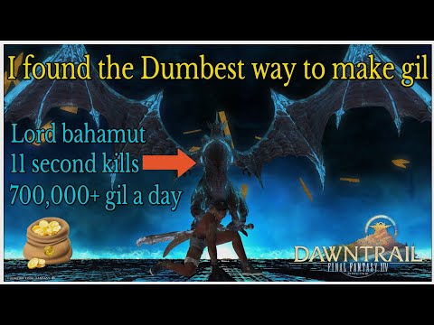 How to make gil from the final coil of bahamut
