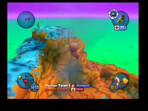code worms 3d playstation 2