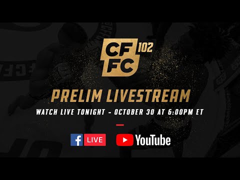CFFC 102 Prelim Fights | FREE MMA LIVESTREAM