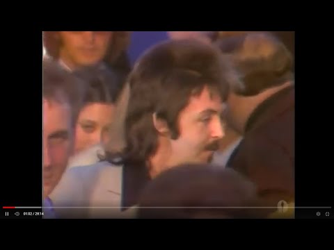 Paul McCartney? The Opening of the Academy Awards, 1974 Oscars Los Angeles, California