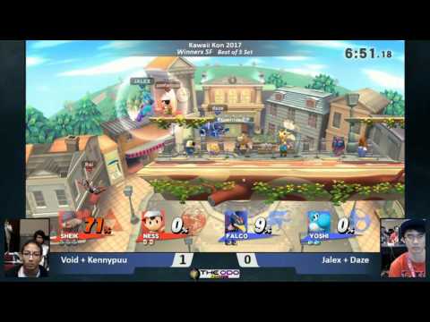 KKON17 Doubles: SSB Wii U - WSF - VoiD + Kennypu vs Jalex + Daze