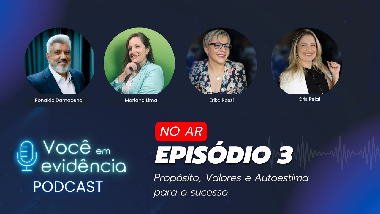 Cris Pelai e Erika Rossi, Ronaldo e Mariana falam de propósito, valores e autoestima na J do Sucesso