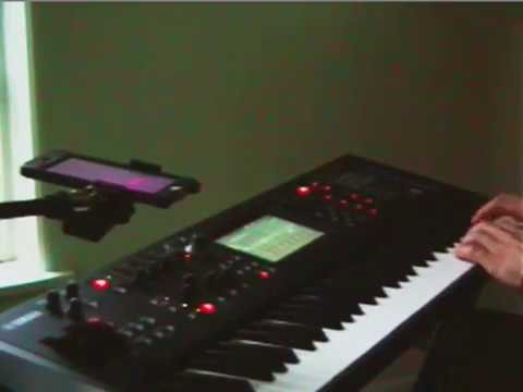 MODX 6 jam with TNR-e (Tenori-On iOS App)