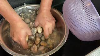 The Easiest Way to Remove Sand From Clams 有效清除蛤蜊沙子的最简单方法 How to Buy, Clean & Prepare Clams