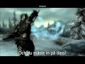 The Elder Scrolls V SKYRIM Trailer Song W SWEDISH LYRICS D