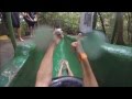 Water slide through the Costa Rican rainforest ...
